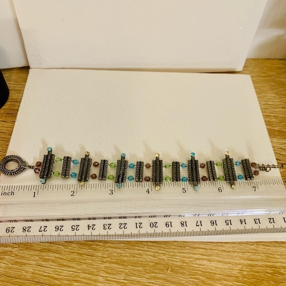 Gem Green and Blue Bracelet - Picture 3 of 3